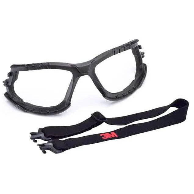 3M Solus Safety Glasses Green with Foam Kit and Gray Anti-Fog Lens - Image 7