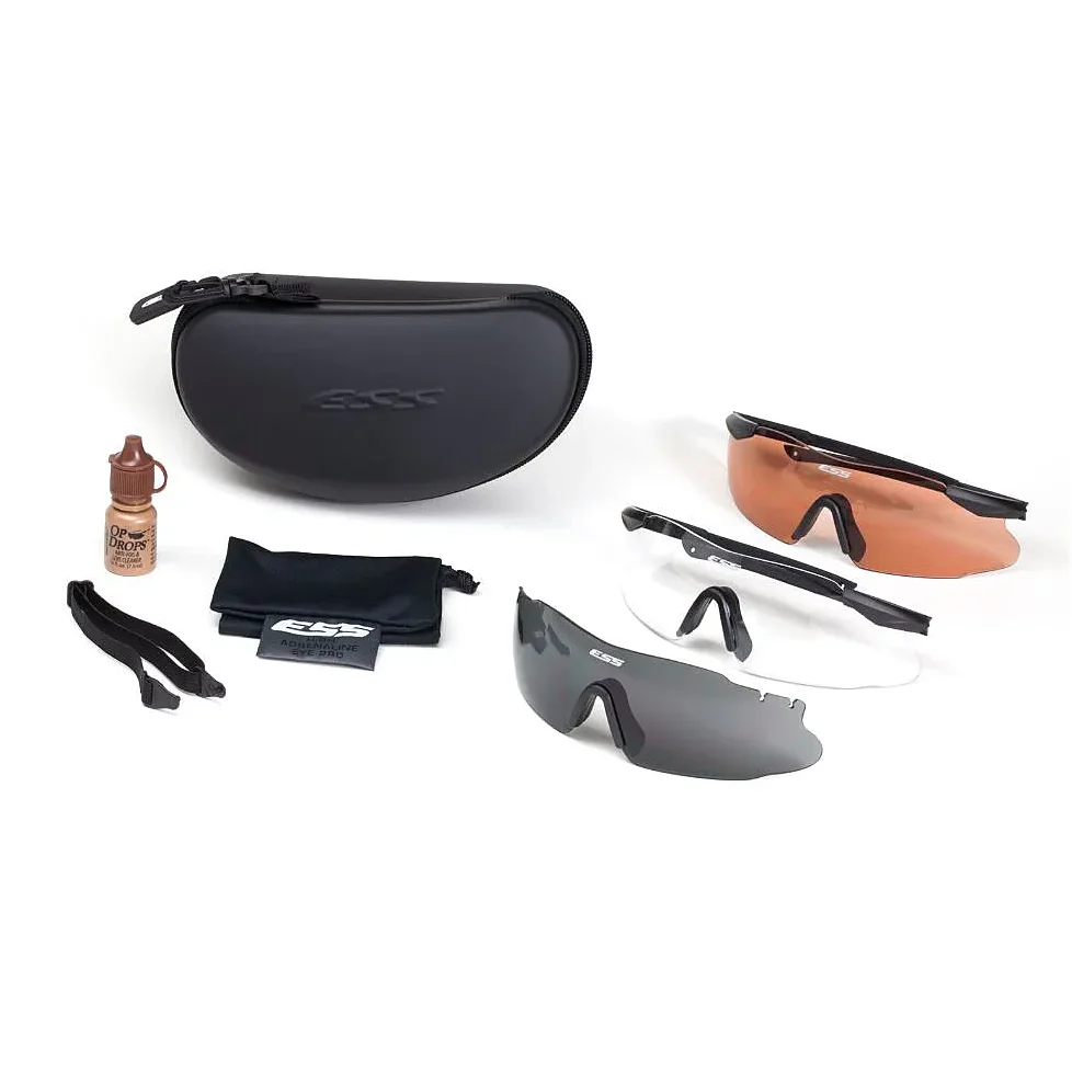ESS ICE Safety Glasses 2X Deluxe Three Lens Tactical Kit - Image 3