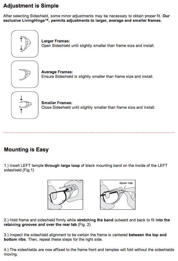 Safety Optical B-52 Aye Mate Universal Sideshield Large (One Pair) - Image 3