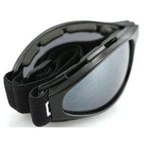 Bobster Crossfire Folding Goggle Black Frame Smoke Lens - Image 3