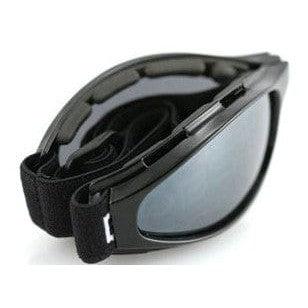 Bobster Crossfire Folding Goggle Black Frame Clear Lens - Image 3