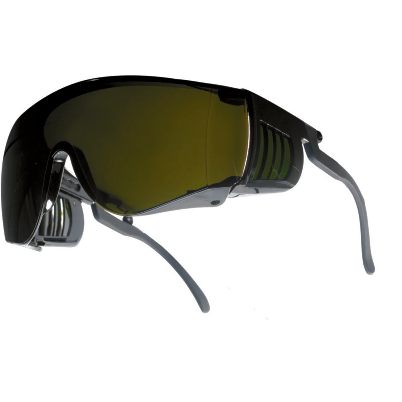 Bolle Override Safety Glasses Black Temples IR Shade 5 Lens - Image 3