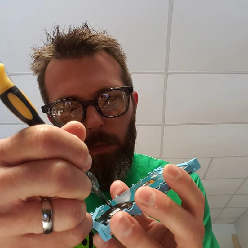 Bouton Traditional Safety Glasses Gray Frame Wire Side Shields Clear Anti-Fog Lenses - Image 4