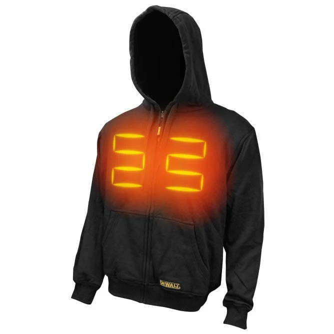 DEWALT Black Heated Hoodie Sweatshirt Without Battery - Image 6