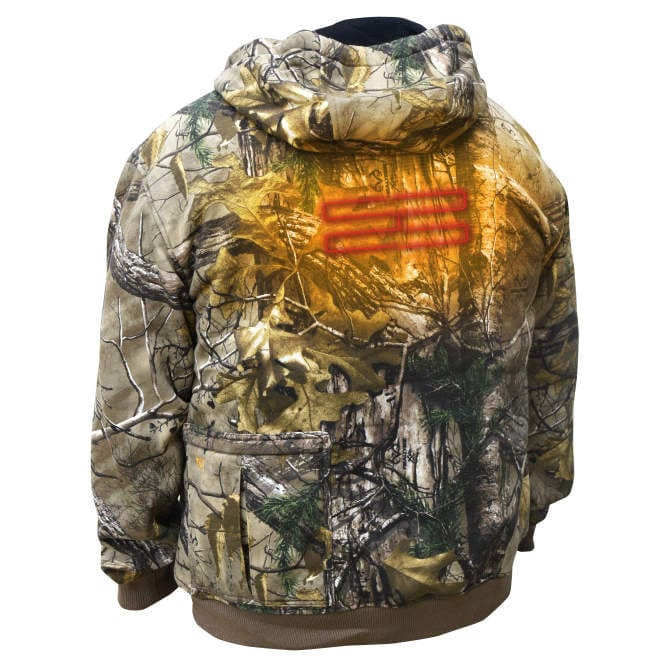 DEWALT Heated Realtree Xtra Camouflage Hoodie Sweatshirt With Battery & Charger - Image 3