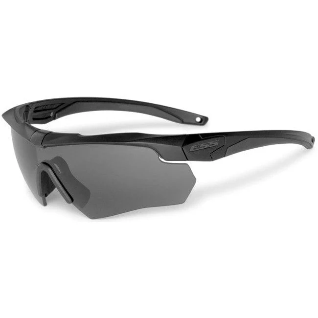 ESS Crossbow 3LS Safety Glasses Kit with Black Frame and Clear, Gray and Yellow Lenses - Image 4