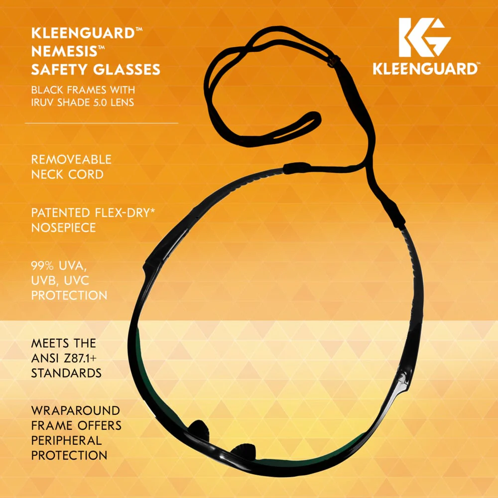 KleenGuard Nemesis Safety Glasses with Shade 5 Lens - Image 5