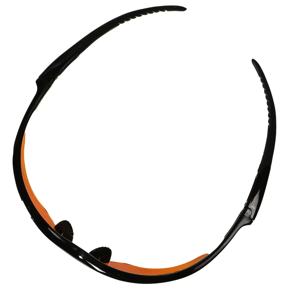 KleenGuard Nemesis Safety Glasses with Black Frame and Blue Shield Lens - Image 5