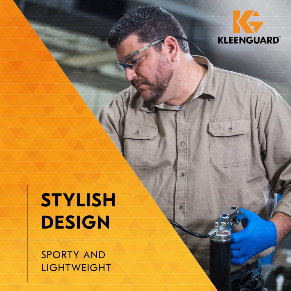 KleenGuard Nemesis Safety Glasses with Camo Frame and Clear Anti-Fog Lens - Image 4