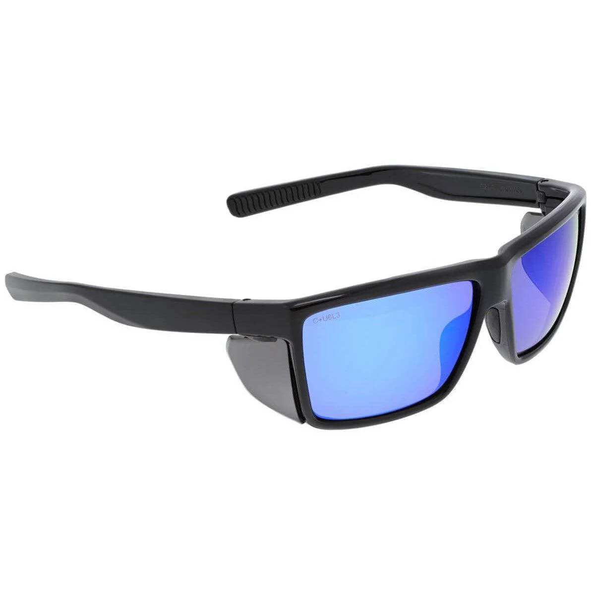 MCR Safety Swagger SR2 Safety Glasses Black with Blue Diamond Polarized Lenses - Image 3