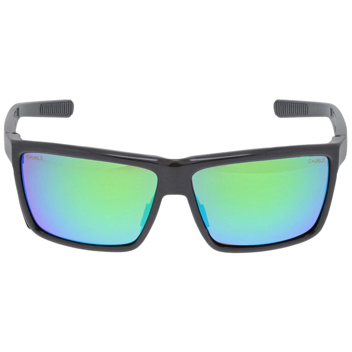 MCR Safety Swagger SR2 Safety Glasses Charcoal with Green Mirror Lenses - Image 3