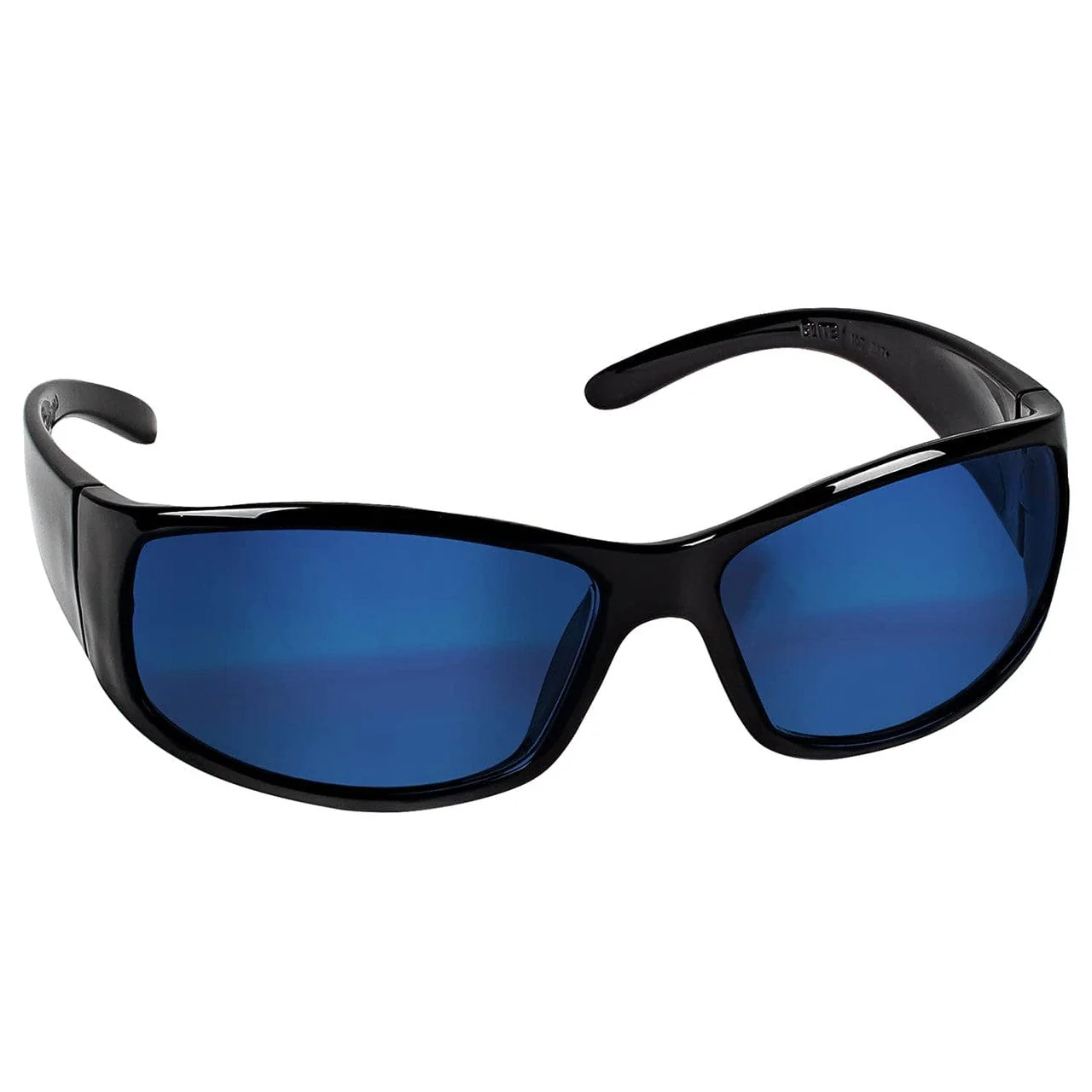 Smith & Wesson Elite Safety Glasses with Black Frame and Blue Mirror Lens - Image 3